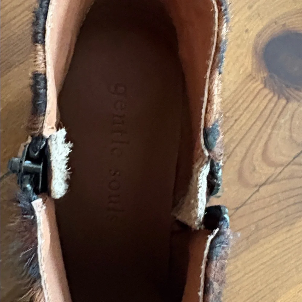 Gentle Souls Brown and Black Ankle Boots - Picture 4 of 5